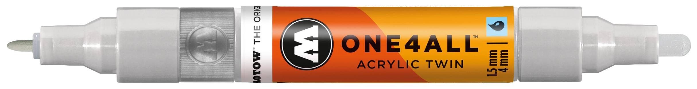 Acrylmarker ONE4ALL ACRYLIC TWIN 1,5-4mm, Nr. 237, graublau hell