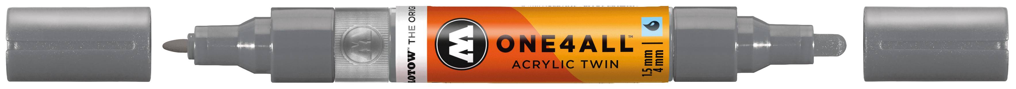 Acrylmarker ONE4ALL ACRYLIC TWIN 1,5-4mm, Nr. 238, graublau dunkel