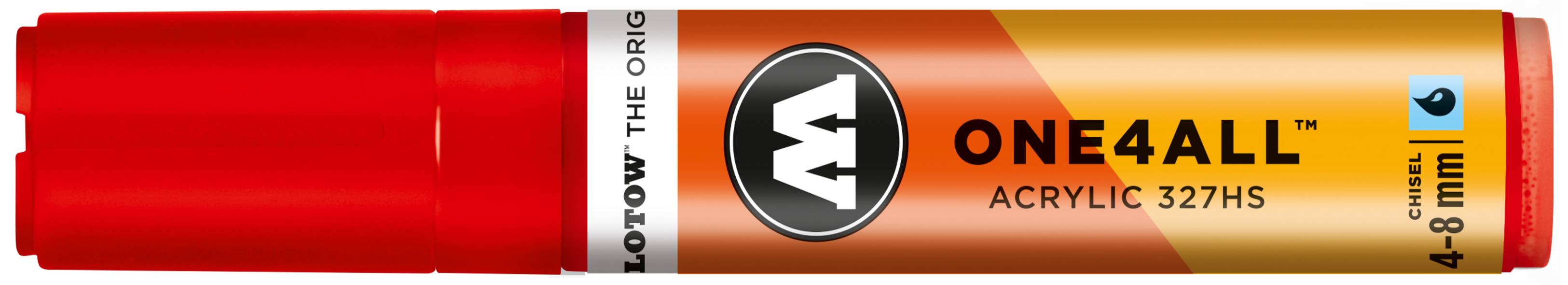 Acrylmarker ONE4ALL ACRYLIC 327HS 4-8mm, Nr. 013, verkehrsrot