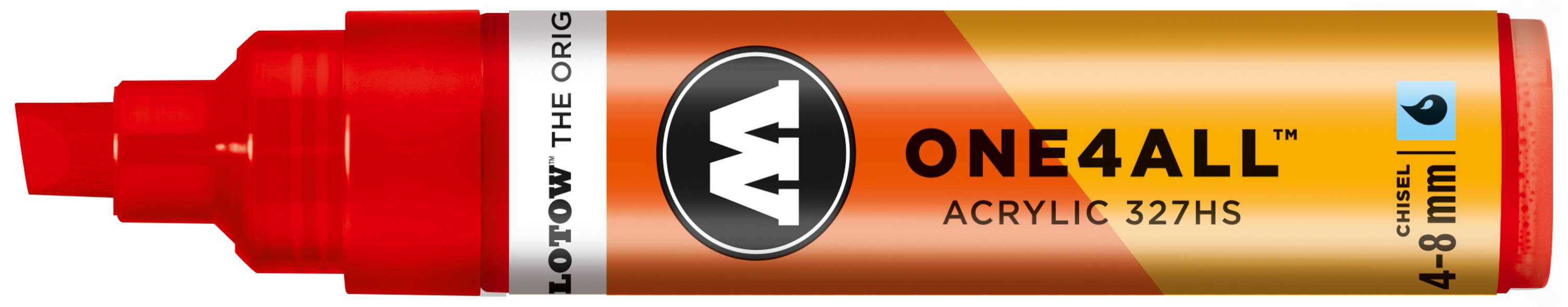 Acrylmarker ONE4ALL ACRYLIC 327HS 4-8mm, Nr. 013, verkehrsrot