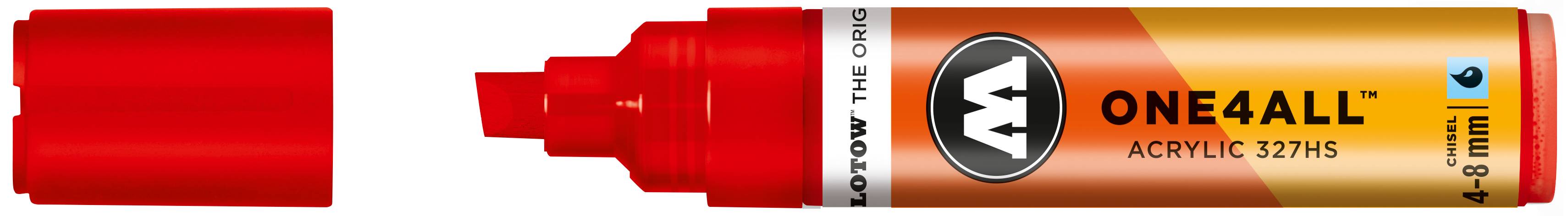 Acrylmarker ONE4ALL ACRYLIC 327HS 4-8mm, Nr. 013, verkehrsrot