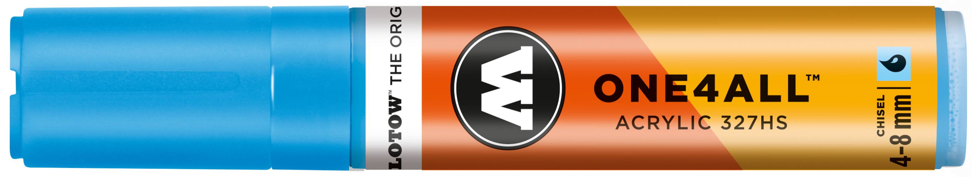 Acrylmarker ONE4ALL ACRYLIC 327HS 4-8mm, Nr. 161, schockblau mittel