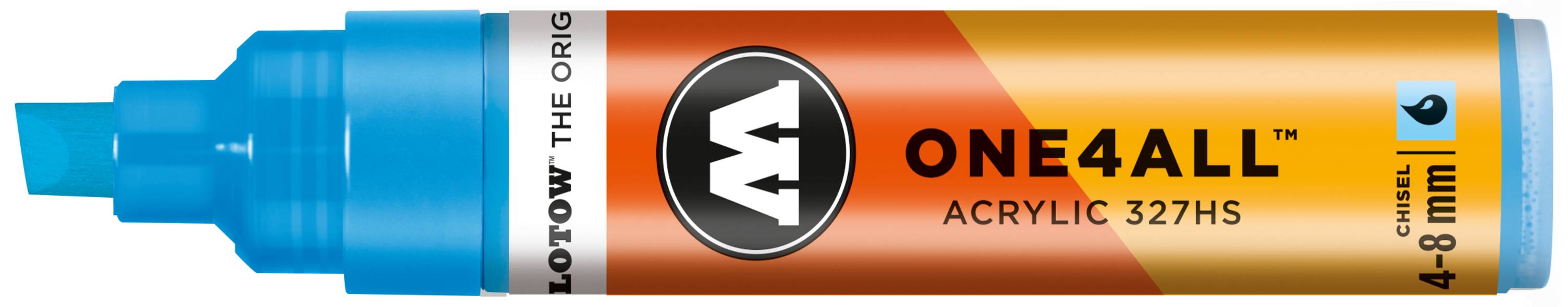 Acrylmarker ONE4ALL ACRYLIC 327HS 4-8mm, Nr. 161, schockblau mittel