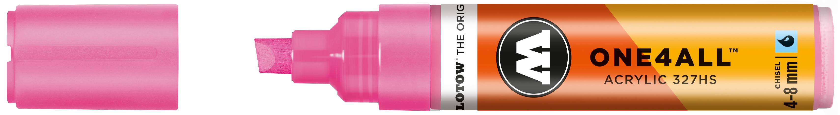 Acrylmarker ONE4ALL ACRYLIC 327HS 4-8mm, Nr. 200, neonpink