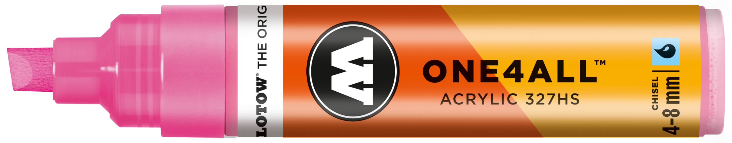 Acrylmarker ONE4ALL ACRYLIC 327HS 4-8mm, Nr. 200, neonpink