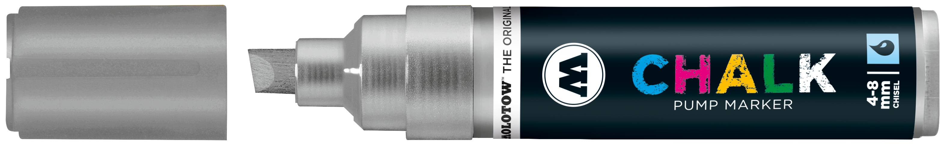 Kreidemarker CHALK 4-8mm, Nr. 001, metallic silber