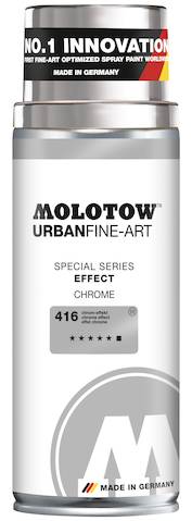 Sprühdose URBAN FINE-ART, Effect Lack 400ml, chrom-effect