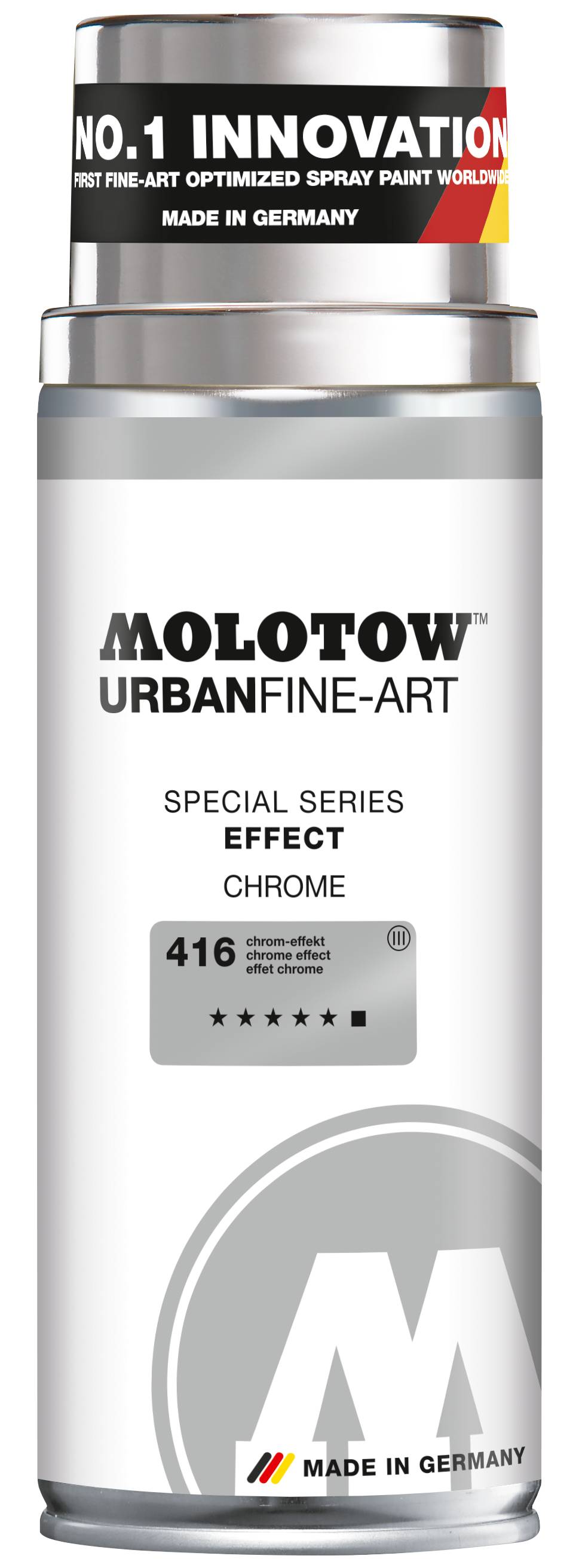 Sprühdose URBAN FINE-ART, Effect Lack 400ml, chrom-effect