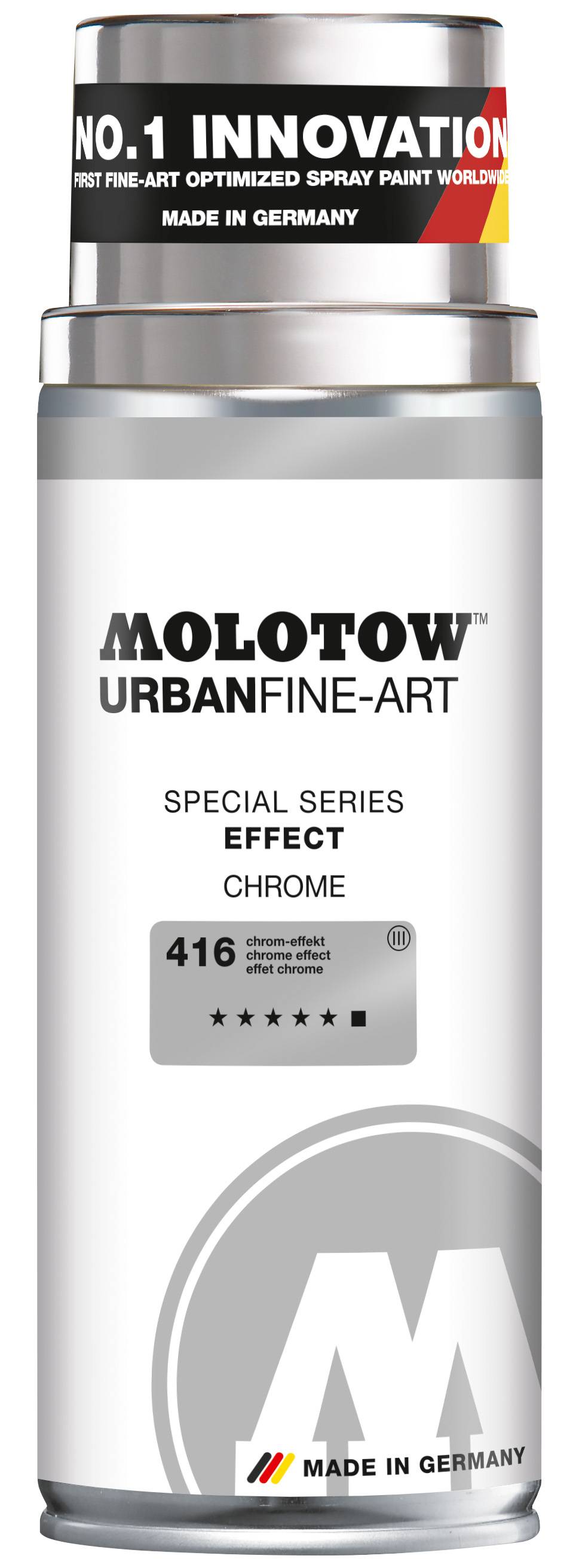 Sprühdose URBAN FINE-ART, Effect Lack 400ml, chrom-effect