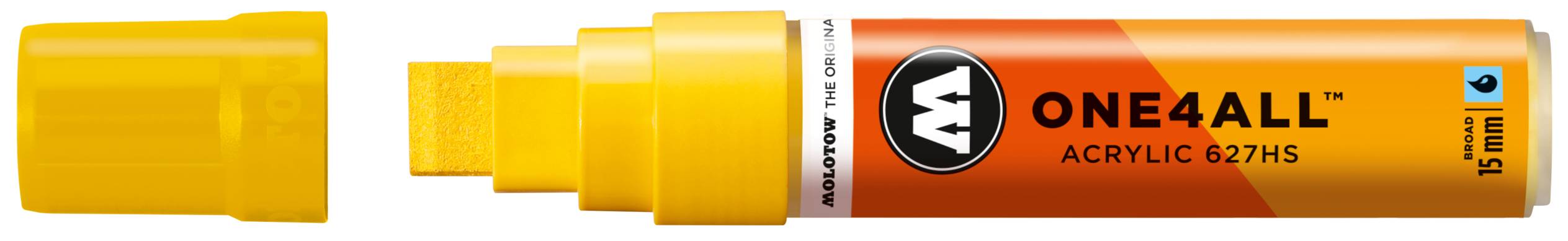 Acrylmarker ONE4ALL ACRYLIC 627HS 15mm, Nr. 006, zinkgelb