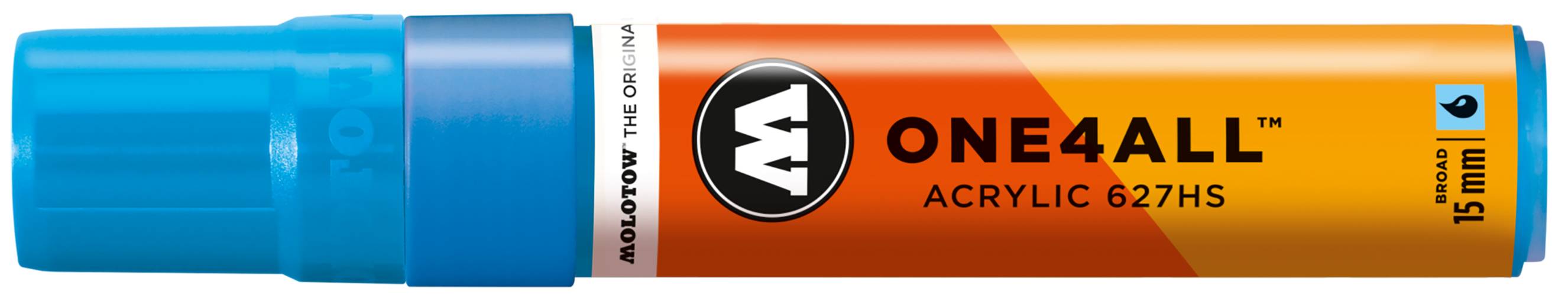 Acrylmarker ONE4ALL ACRYLIC 627HS 15mm, Nr. 161, schockblau mittel