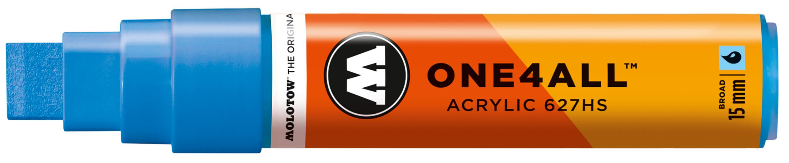 Acrylmarker ONE4ALL ACRYLIC 627HS 15mm, Nr. 161, schockblau mittel