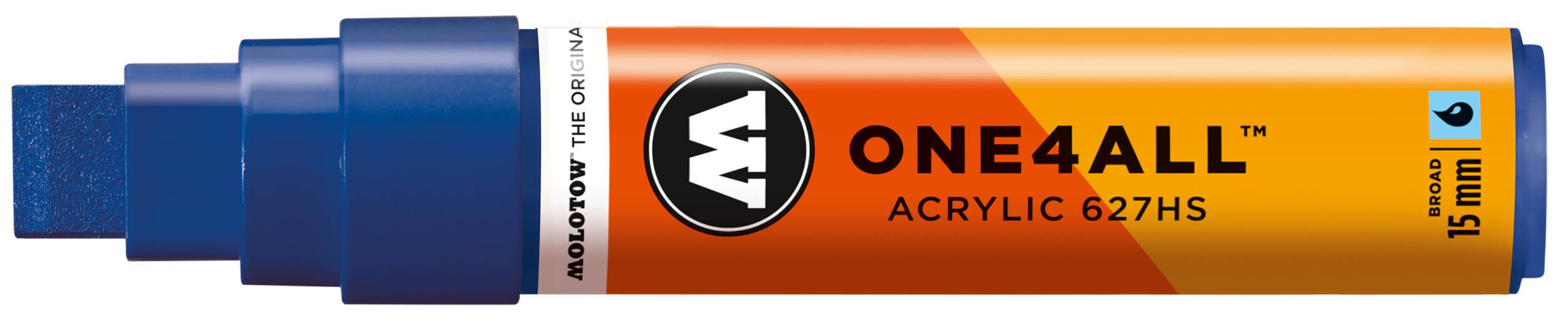 Acrylmarker ONE4ALL ACRYLIC 627HS 15mm, Nr. 204, echtblau