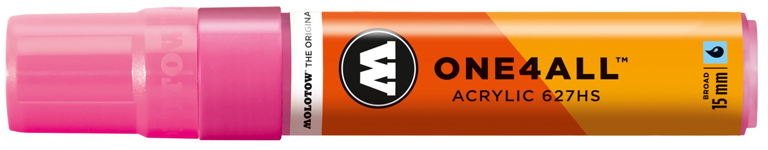 Acrylmarker ONE4ALL ACRYLIC 627HS 15mm, Nr. 200, neonpink