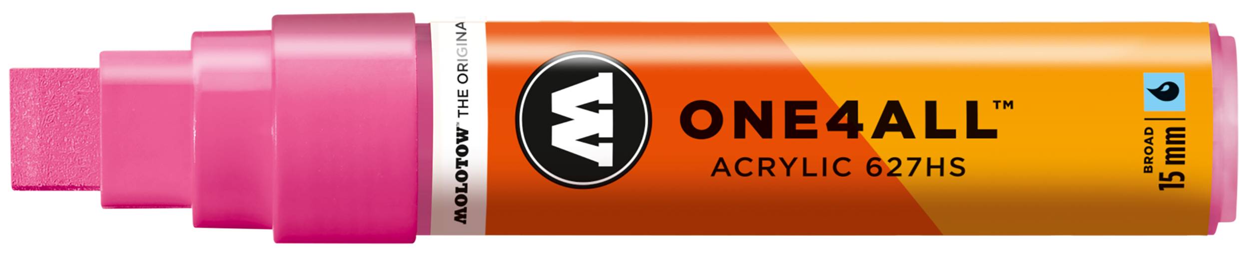 Acrylmarker ONE4ALL ACRYLIC 627HS 15mm, Nr. 200, neonpink