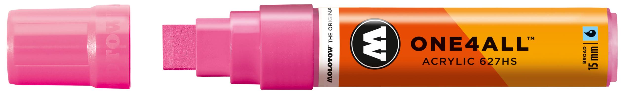 Acrylmarker ONE4ALL ACRYLIC 627HS 15mm, Nr. 200, neonpink