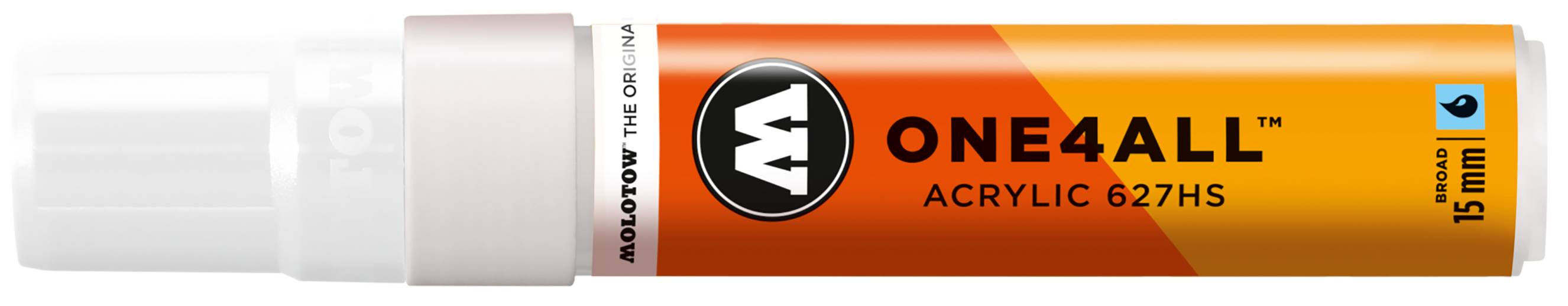 Acrylmarker ONE4ALL ACRYLIC 627HS 15mm, Nr. 160, signalweiss