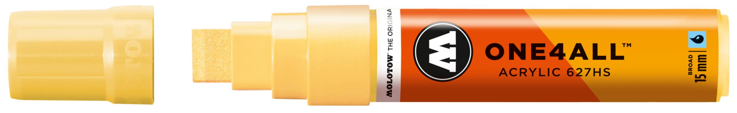 Acrylmarker ONE4ALL ACRYLIC 627HS 15mm, Nr. 115, vanille pastell