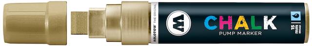 Kreidemarker CHALK 15mm, Nr. 002, metallic gold