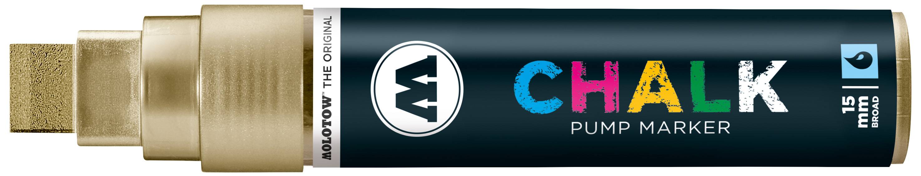 Kreidemarker CHALK 15mm, Nr. 002, metallic gold