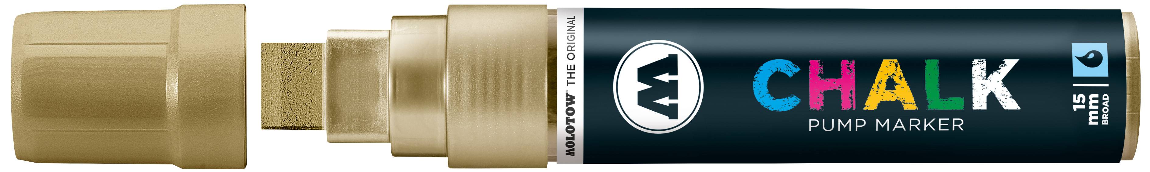 Kreidemarker CHALK 15mm, Nr. 002, metallic gold