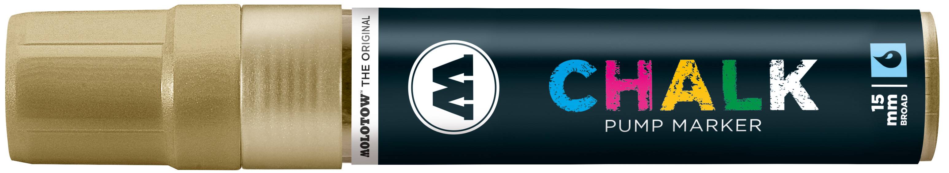 Kreidemarker CHALK 15mm, Nr. 002, metallic gold