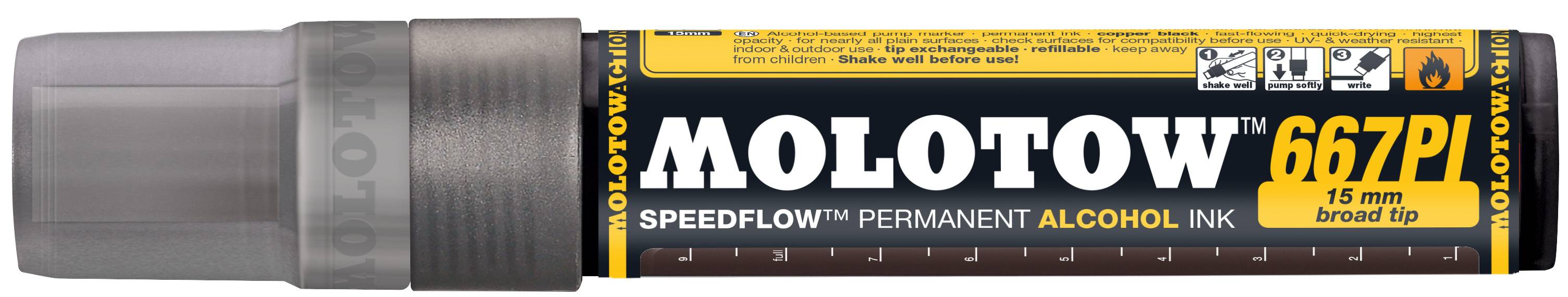 SPEEDFLOW Marker 667PI 15mm, copper black