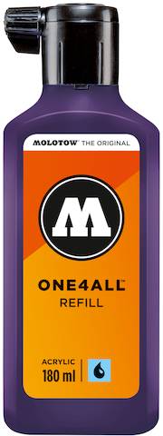 Nachfüllflasche ONE4ALL ACRYLIC 180ml, Nr. 043, violett dunkel
