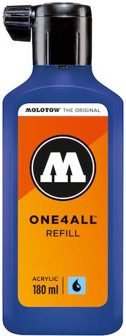 Nachfüllflasche ONE4ALL ACRYLIC 180ml, Nr. 204, echtblau