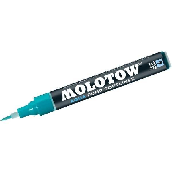 Pinselmarker Pump Softliner Aqua 1mm türkisblau