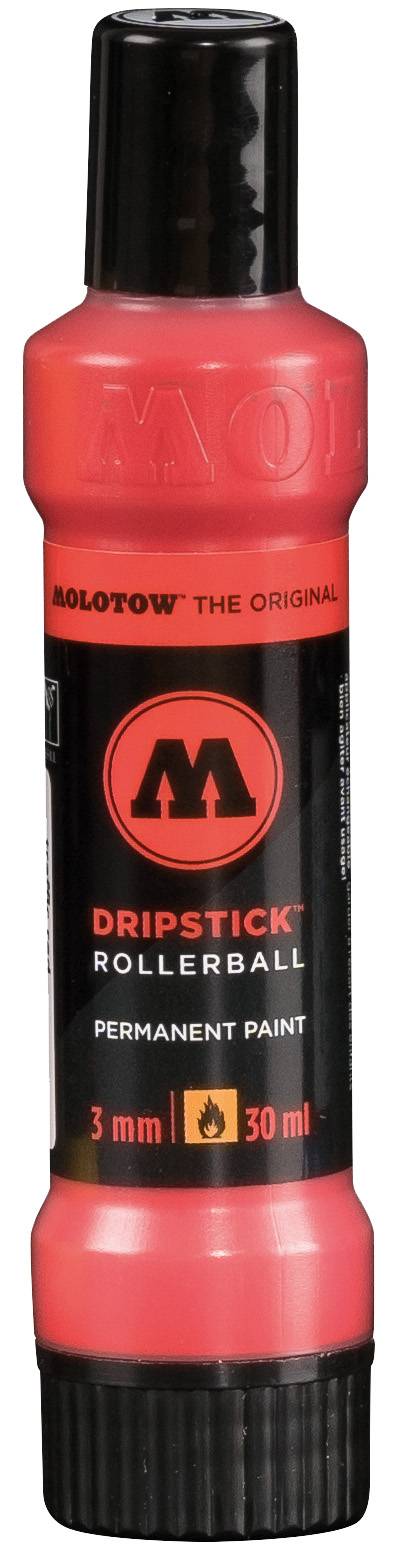 Dripstick Rollerball PP 3mm 30ml, verkehrsrot, Squeeze Bottle