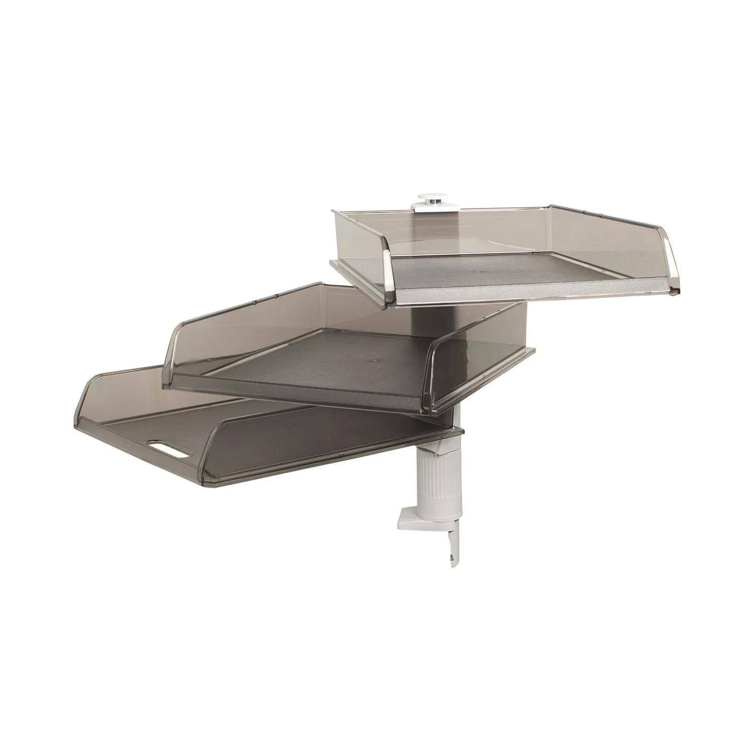 Exacompta Schwenksäule mit 3 Briefablagen B4 - Transparent grau - 12027D