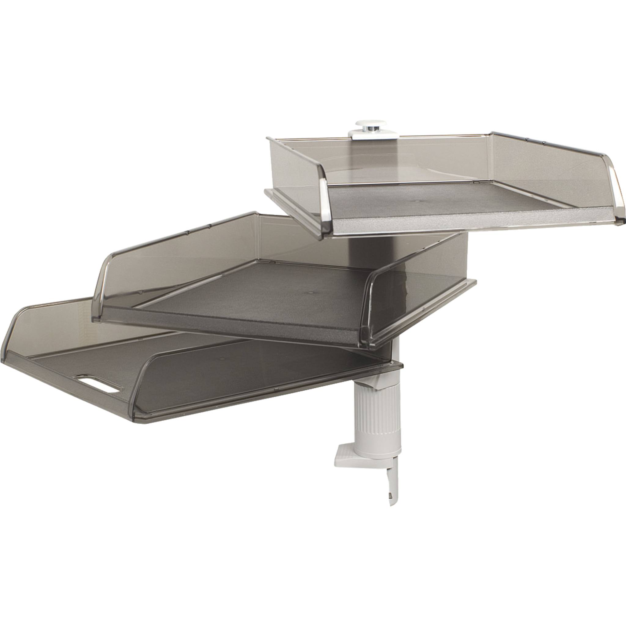 Exacompta Schwenksäule mit 3 Briefablagen B4 - Transparent grau - 12027D