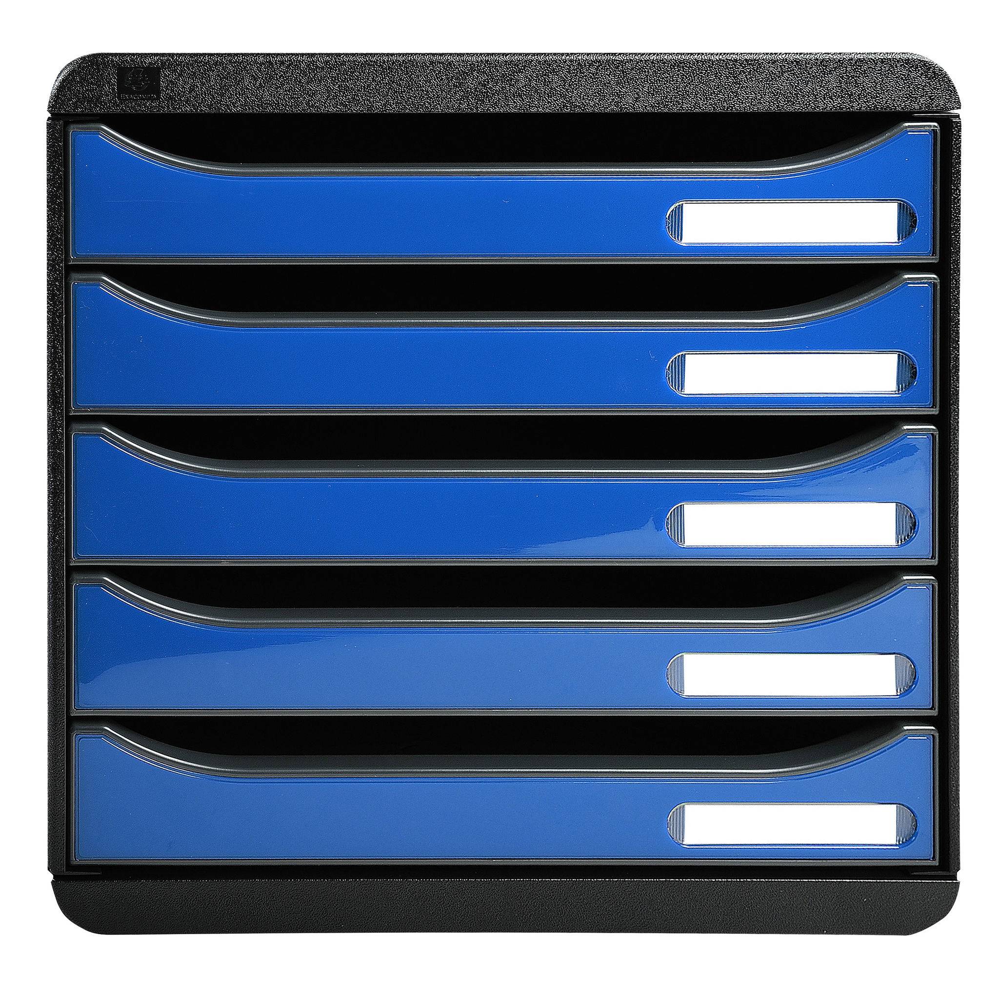 Exacompta Schubladenbox Big Box Plus 5 offene Schubladen Eisblau Glossy 3097279D
