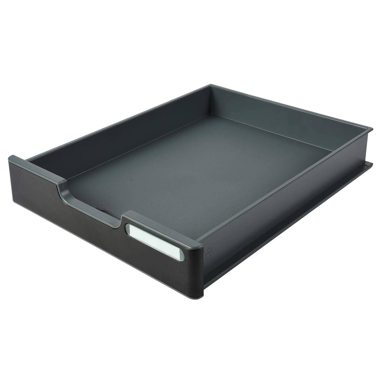 Exacompta MODULODOC Schublade +schwarzer Frontplatte EcoBlack Dunkelgrau 336714D