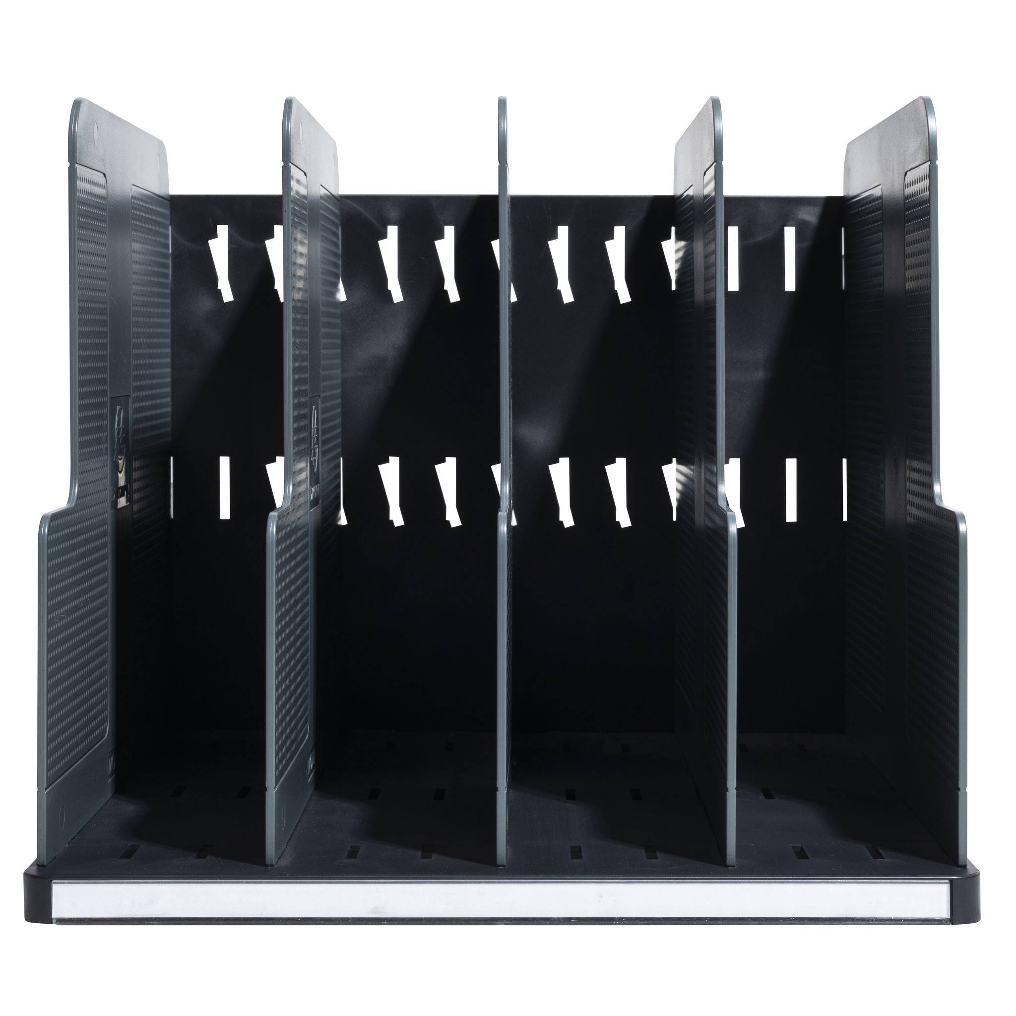 Exacompta MODULOTOP vertikaler Sorter + 5 Trennplatten Office Lichtgrau 390740D