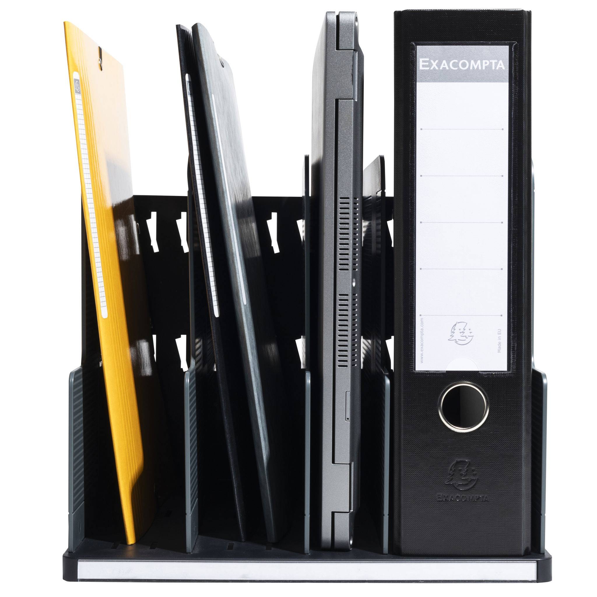 Exacompta MODULOTOP vertikaler Sorter + 5 Trennplatten Office Lichtgrau 390740D