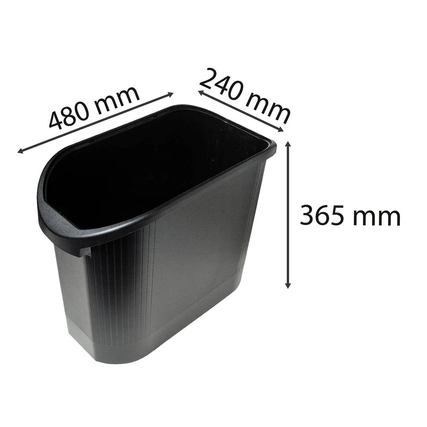 Exacompta Papierkorb, Topline - Schwarz - 42714D