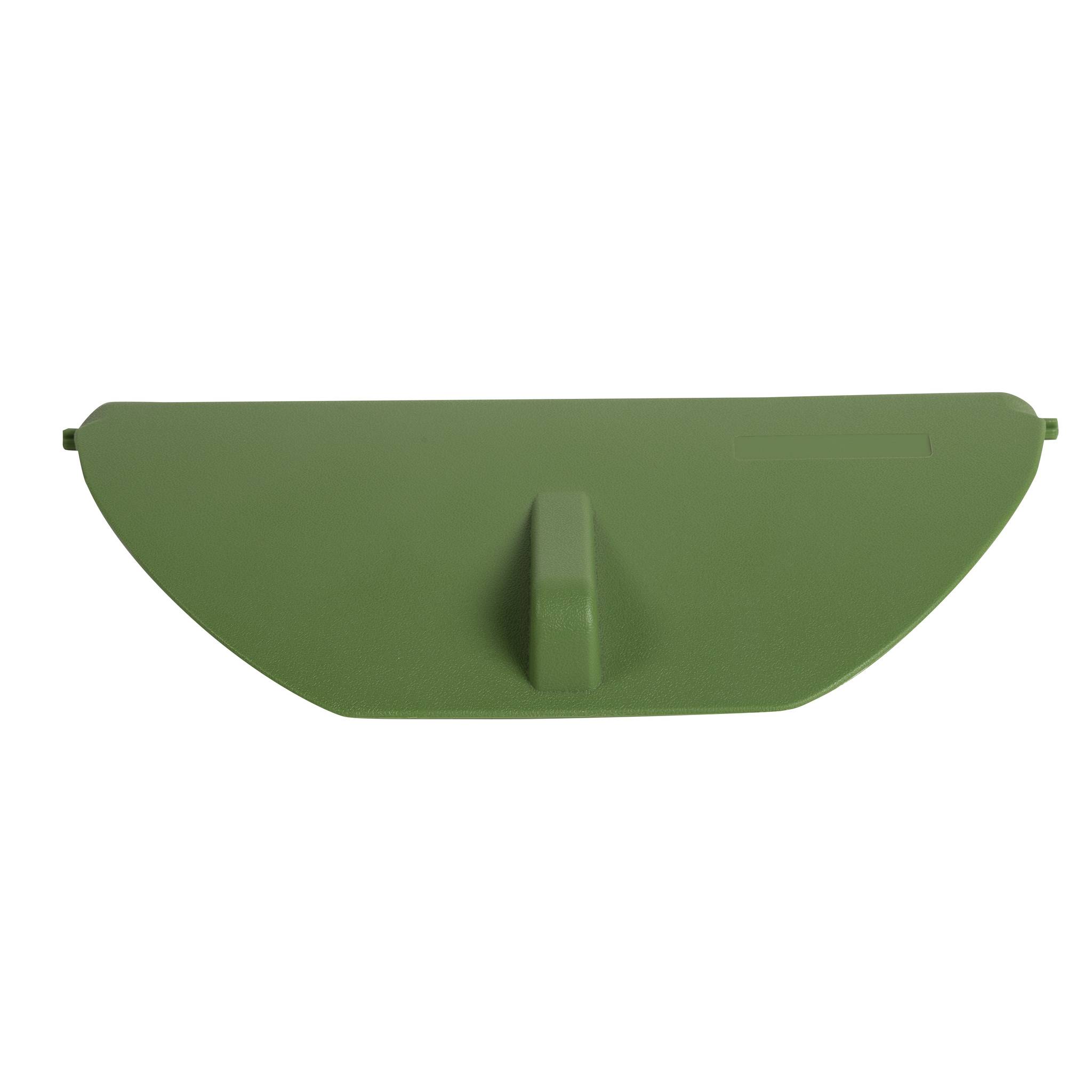 Exacompta 43915D Halbrunder Deckel für die halbrunden Öko-Einsätze für den Mülleimer - Grün