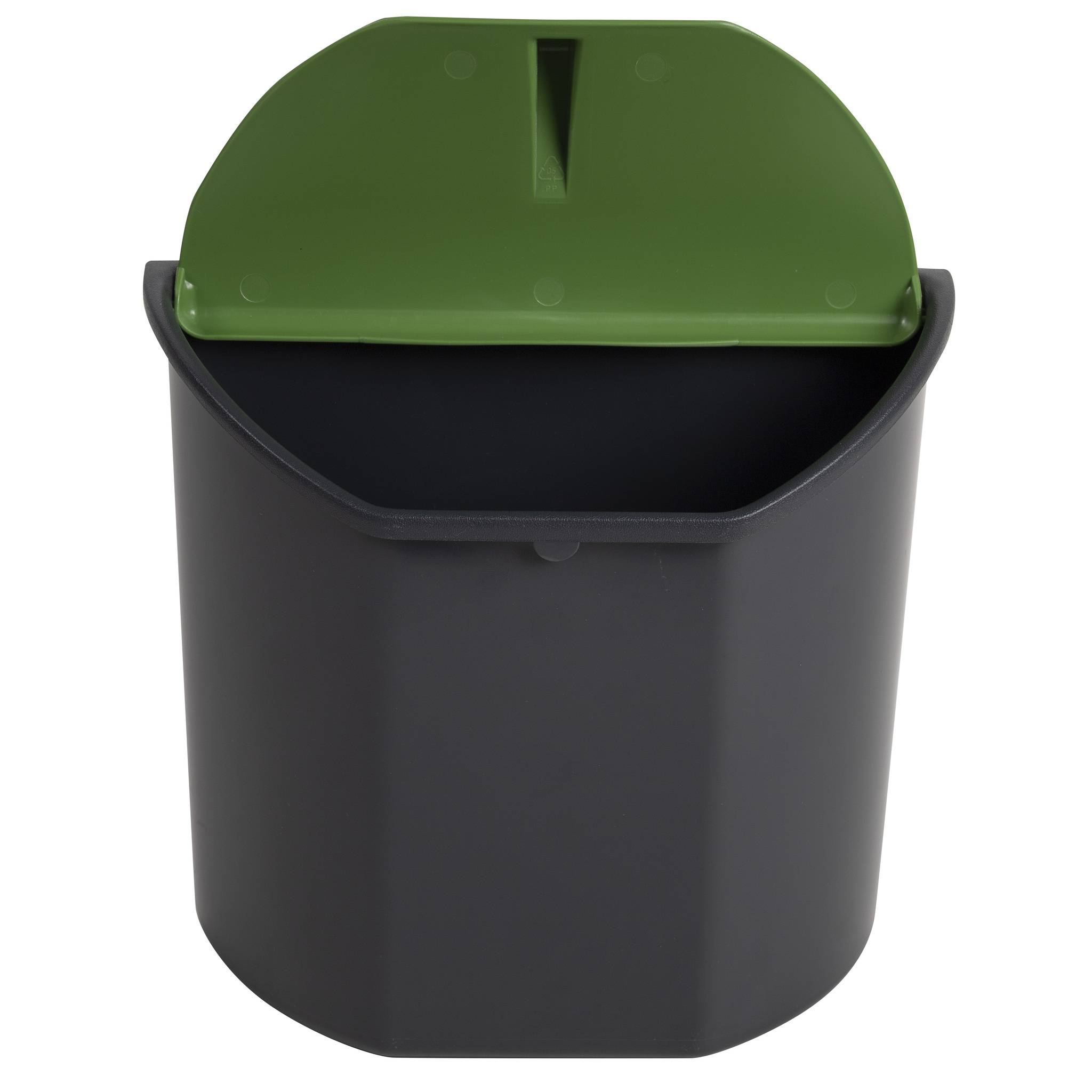 Exacompta 43915D Halbrunder Deckel für die halbrunden Öko-Einsätze für den Mülleimer - Grün