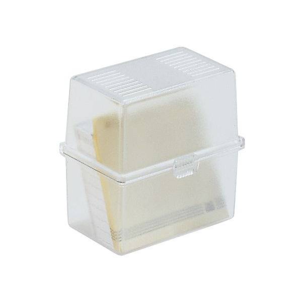 Memo-Box Din A8 quer Linicolor glasklar