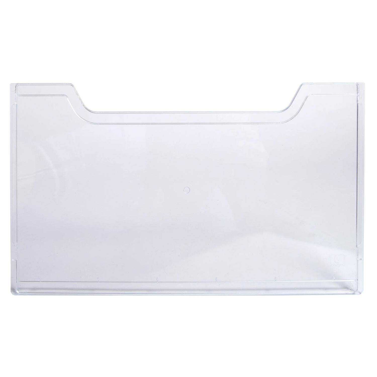 Exacompta Deckplatte A4 für Prospekthalter horizontal Exacryl Kristall 64058D