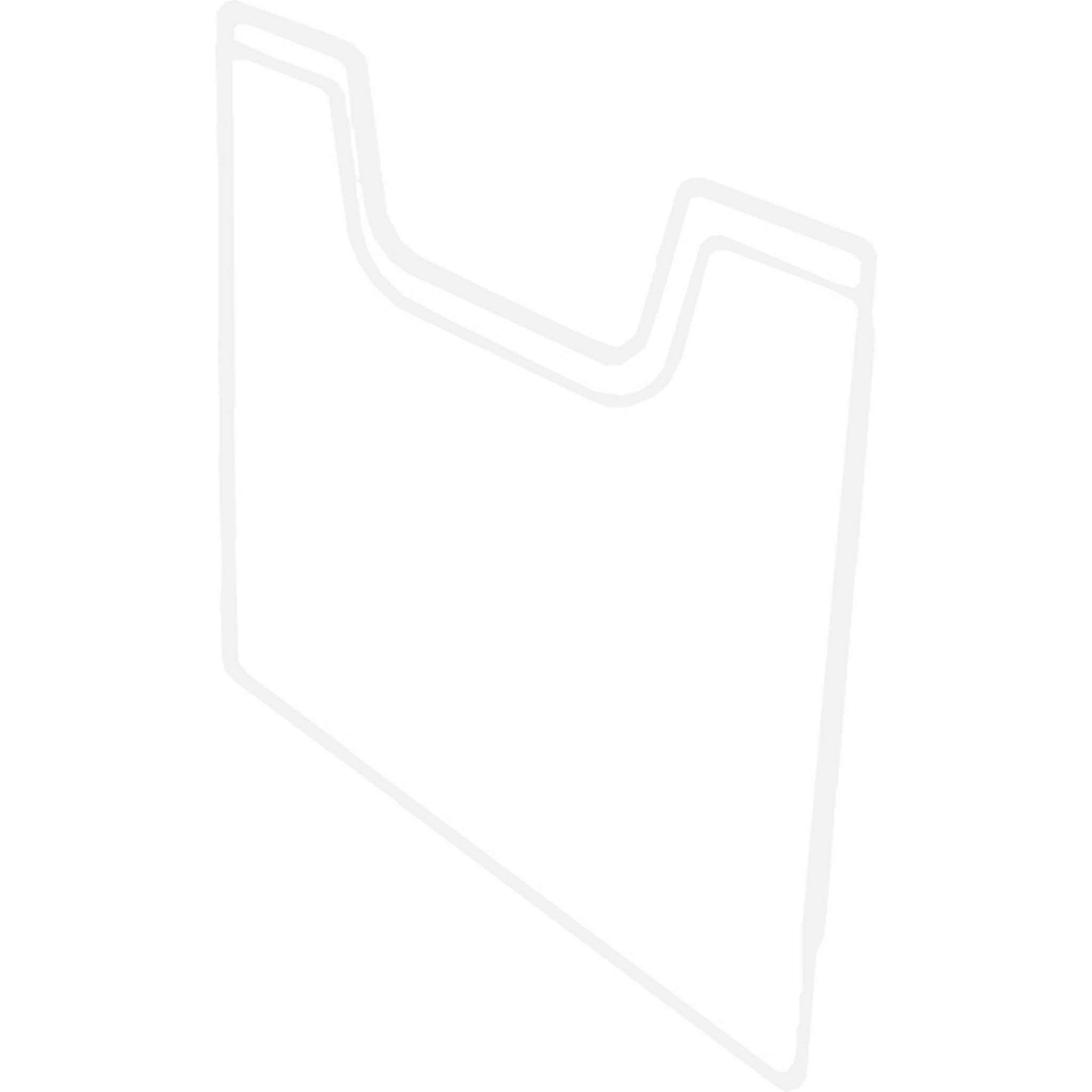 Exacompta Deckplatte A4 für Prospekthalter horizontal Exacryl Kristall 64058D