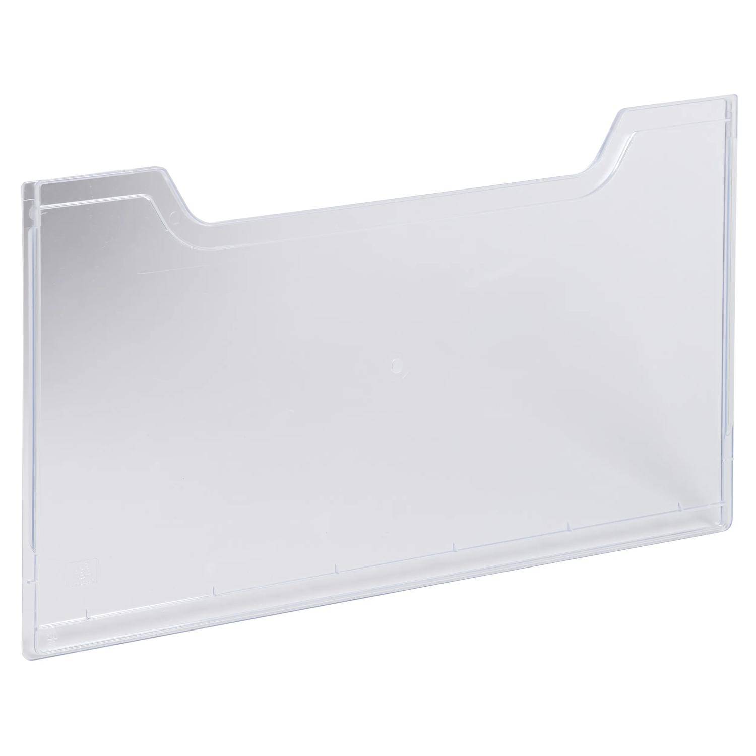 Exacompta Deckplatte A4 für Prospekthalter horizontal Exacryl Kristall 64058D
