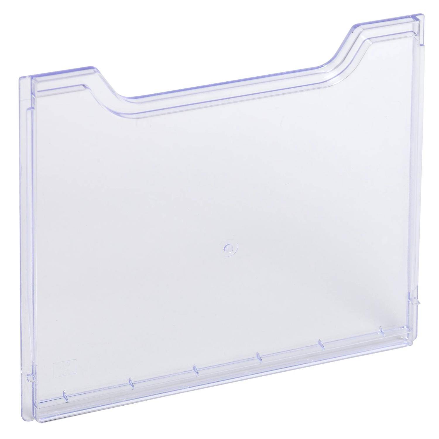 Exacompta Deckplatte A4 für Prospekthalter horizontal Exacryl Kristall 64058D