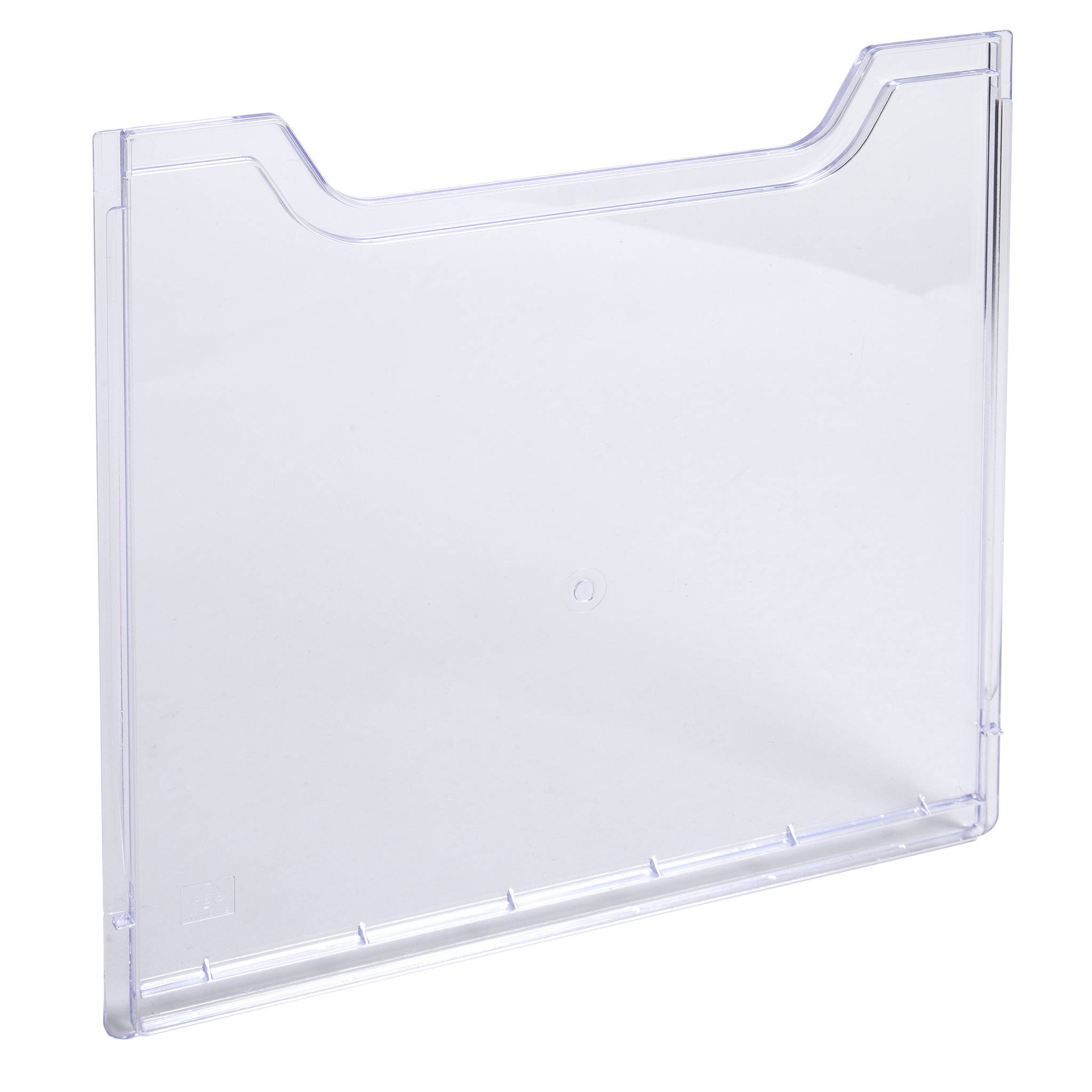 Exacompta Deckplatte A4 für Prospekthalter horizontal Exacryl Kristall 64058D