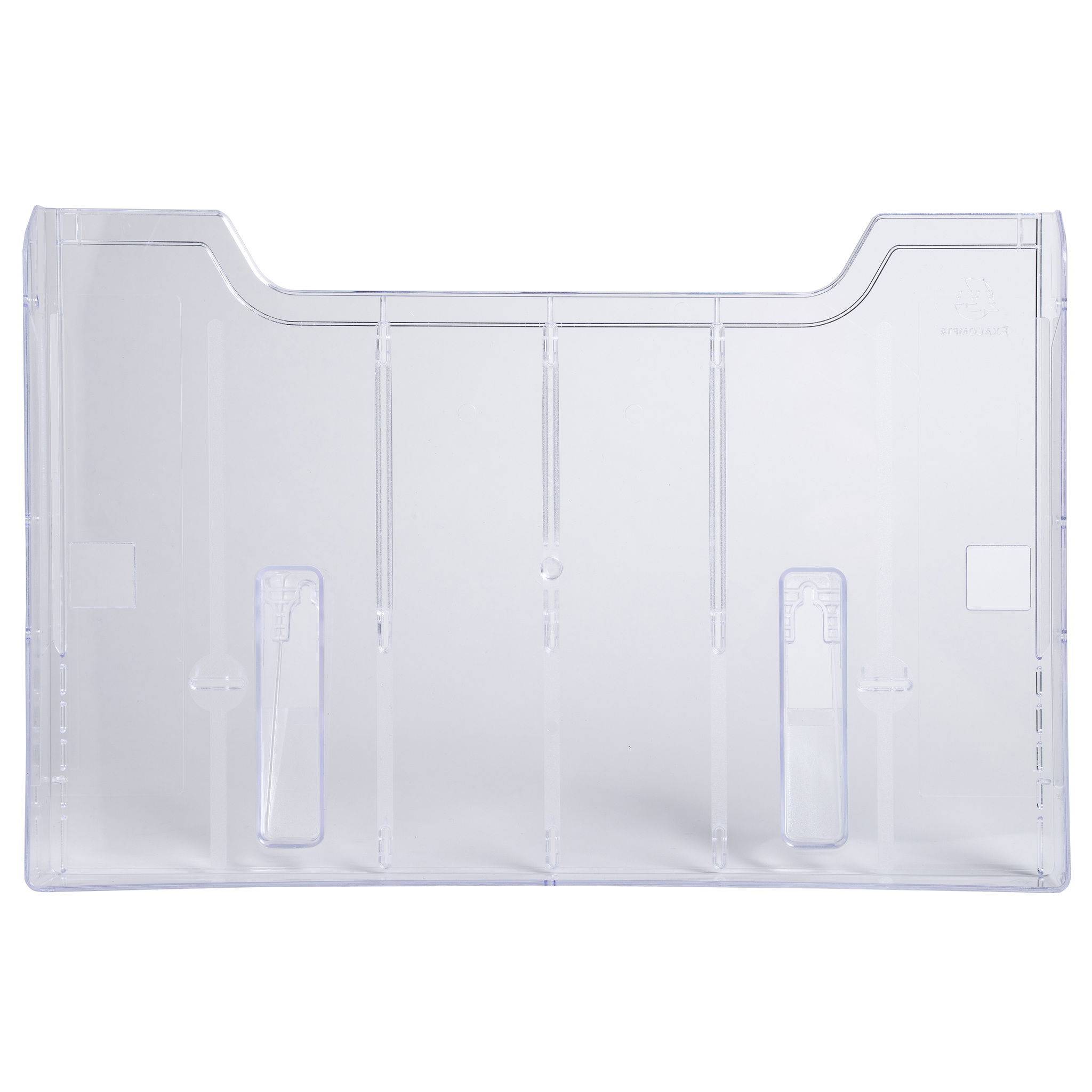 Exacompta Element für Wandprospekthalter A4 horizontal Exacryl Kristall 64158D