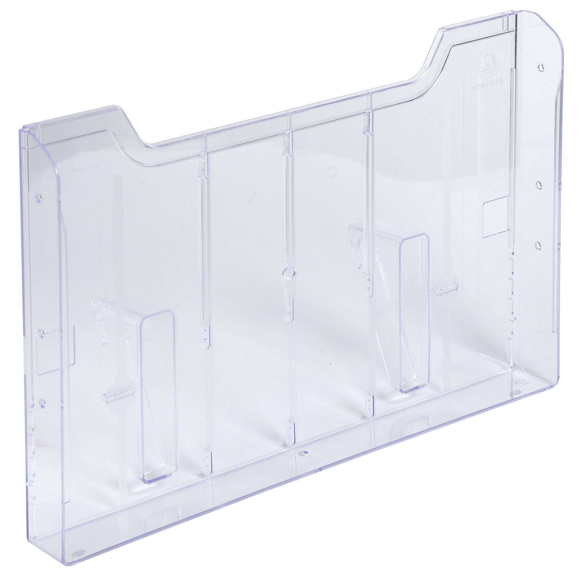 Exacompta Element für Wandprospekthalter A4 horizontal Exacryl Kristall 64158D