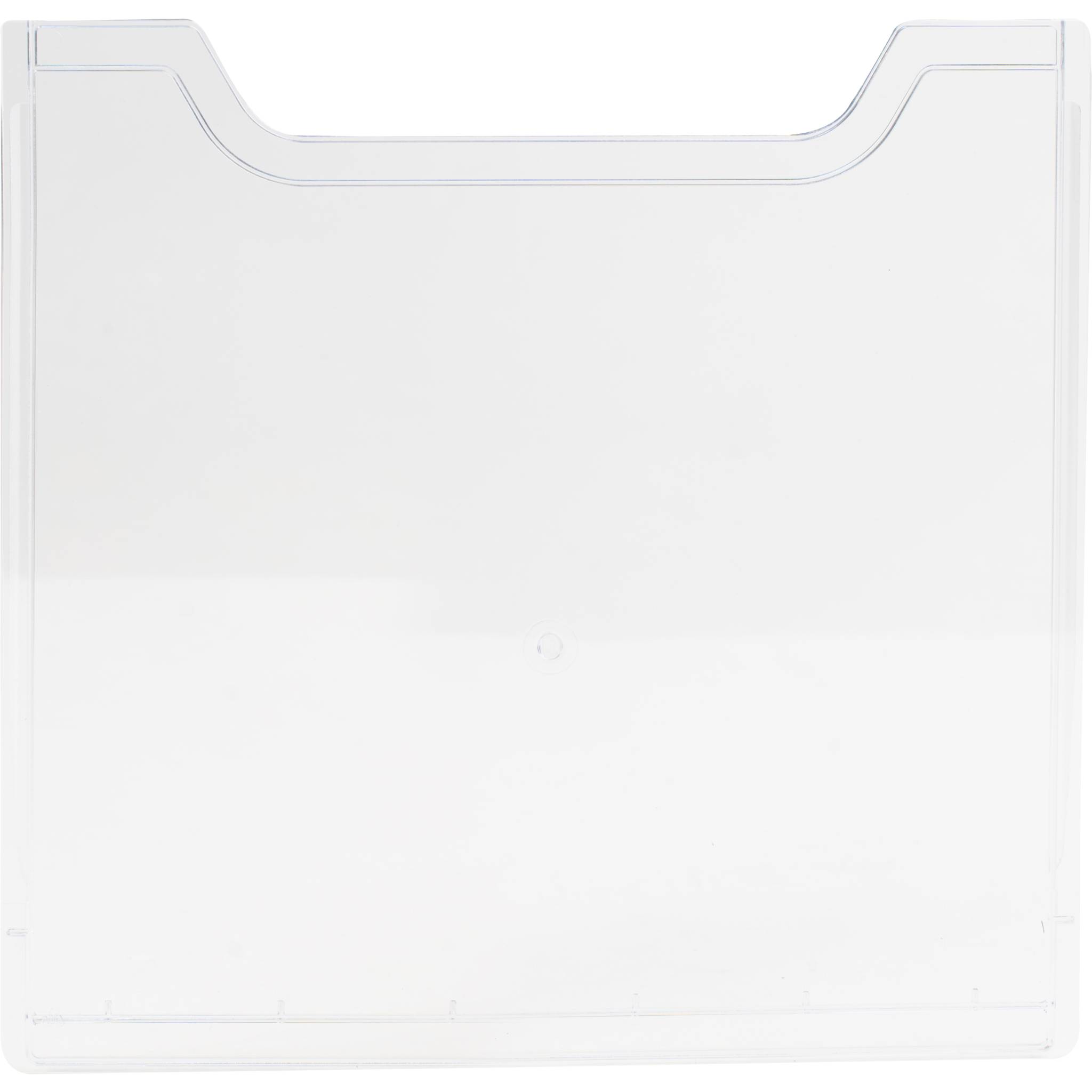 Exacompta Deckplatte A4 für Prospekthalter, vertikal, Exacryl, Kristall, 64558D