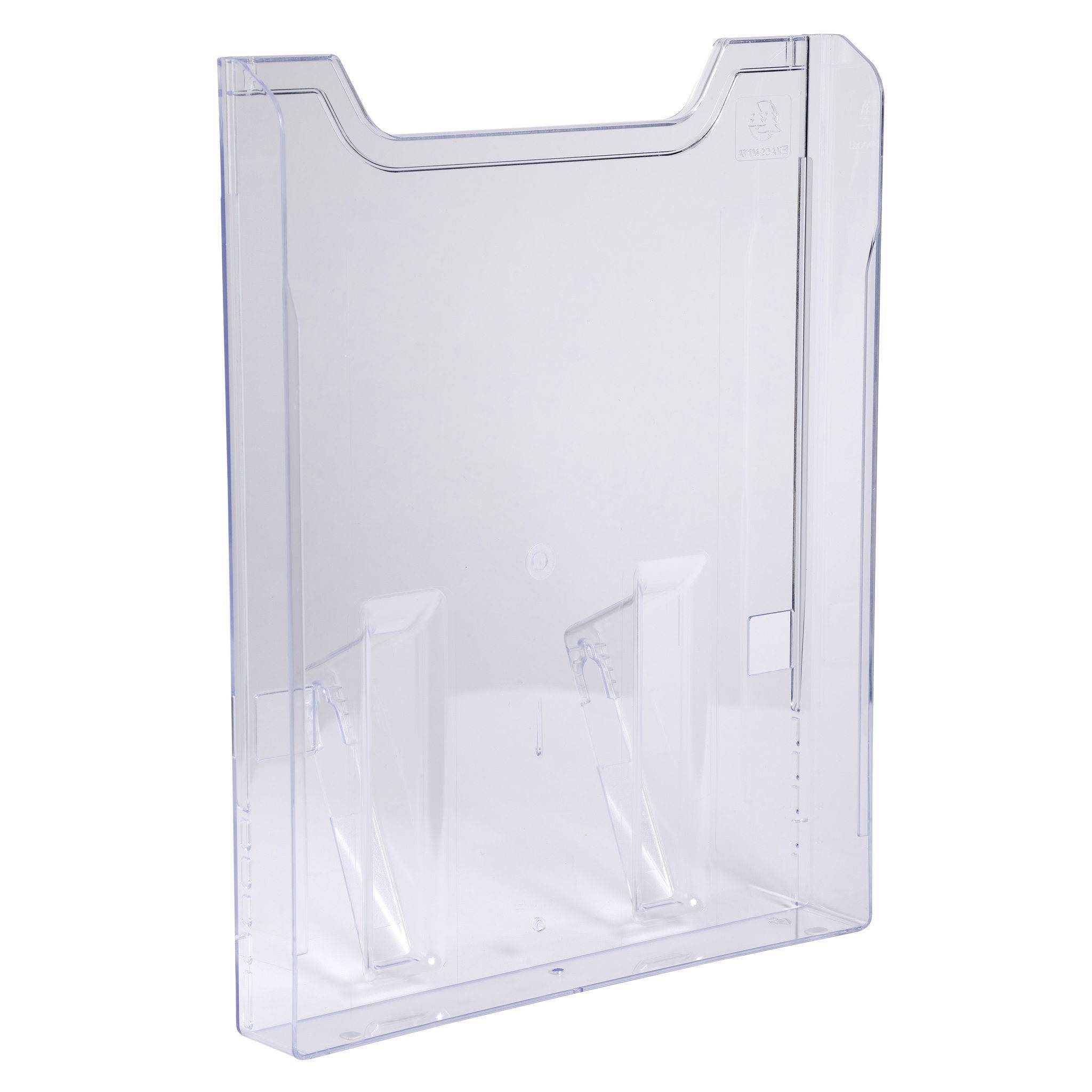 Exacompta Wandelement für Prospekthalter A4, vertikal, Exacryl, Kristall, 64658D